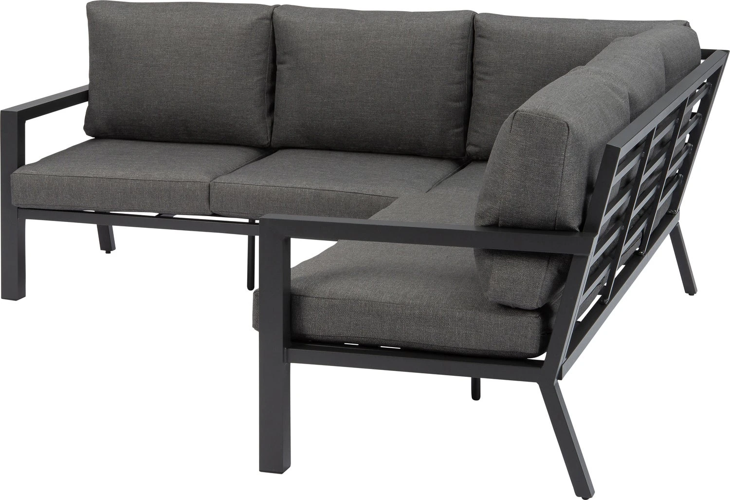 Intratuin 4-zits Loungebank Cindy Aluminium Antraciet 4 Intratuin 4-zits Loungebank Cindy Aluminium Antraciet - Afbeelding 2