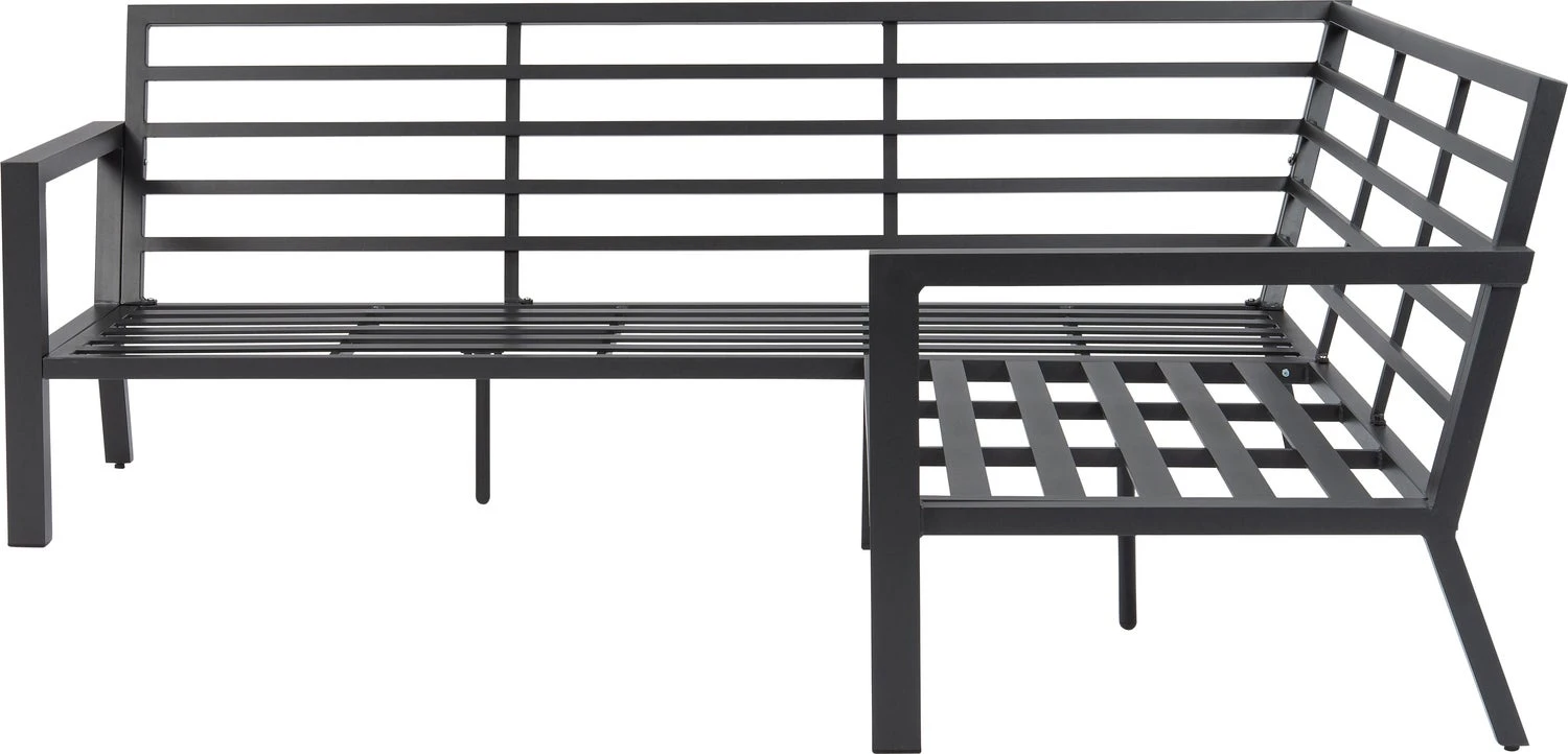 Intratuin 4-zits Loungebank Cindy Aluminium Antraciet 6 Intratuin 4-zits Loungebank Cindy Aluminium Antraciet - Afbeelding 4