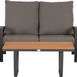 Tierra Outdoor Verstelbare 4-zits Loungeset Valencia Aluminium Antraciet -Madison Sales Store 8720196361229 4