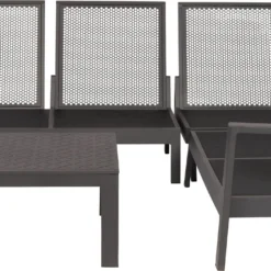 Tierra Outdoor Verstelbare 4-zits Loungeset Queens Aluminium Antraciet -Madison Sales Store 8720196361236 5