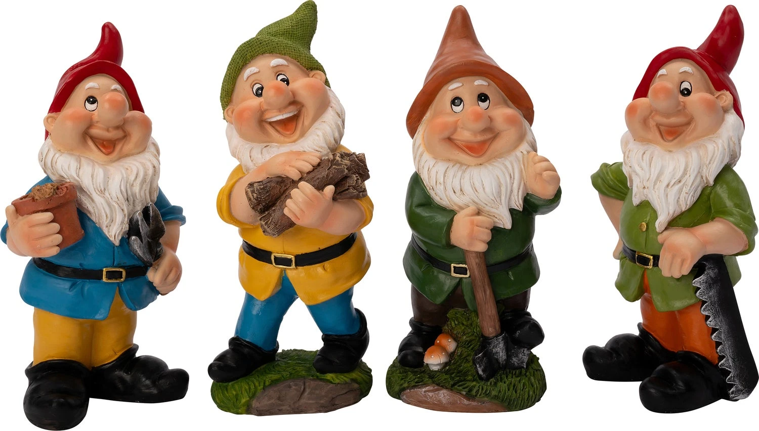 Intratuin Tuinkabouter Ricky Met Hark Blauw / Geel 15,5 X 13 X 30 Cm 4 Intratuin Tuinkabouter Ricky Met Hark Blauw / Geel 15,5 X 13 X 30 Cm - Afbeelding 2