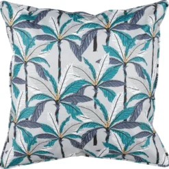 In The Mood sierkussen blauw / Groen 45 x 45 x 10 cm