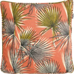 In The Mood Collection sierkussen Flora Oranje 45 x 45 cm