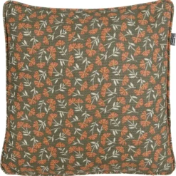 In The Mood Collection sierkussen Duoro Groen 45 x 45 cm