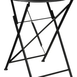 Mica Decorations Bistrotafel Laurence Zwart D 61 X H 71 Cm