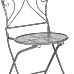 Mica Decorations Bistrostoel Thalia Grijs 40 X 40 X 92 Cm