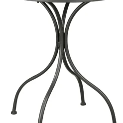 Mica Decorations Bistrotafel Tristan Zwart / Groen D 61 X H 76 Cm