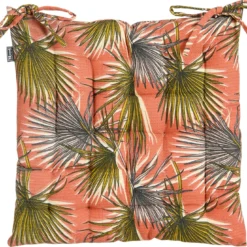 In The Mood Collection zitkussen Flora Oranje 45 x 45 cm