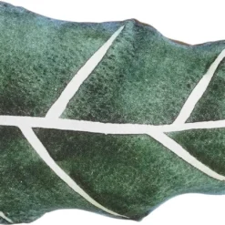 In The Mood Collection Sierkussen Blad Cheryl Donkergroen 60 X 27 X 12 Cm