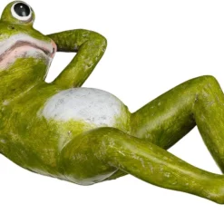 Mica Decorations Tuinbeeld Kikker Tjard Groen 25 X 11 X 9,5 Cm