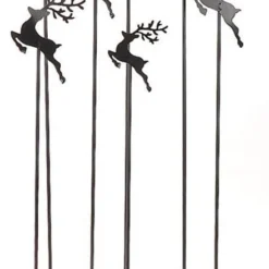 Tuinbeeld Hert Op Voet Hummy Zwart 28 X 10 X 60 Cm