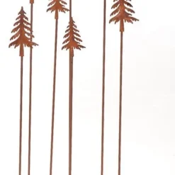 Tuinbeeld Boom Op Voet Hummy Roest 28 X 10 X 60 Cm